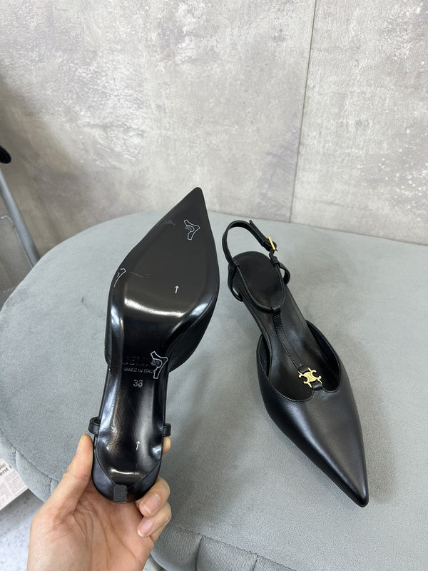 cl kitten t-bar 45 black calfskin