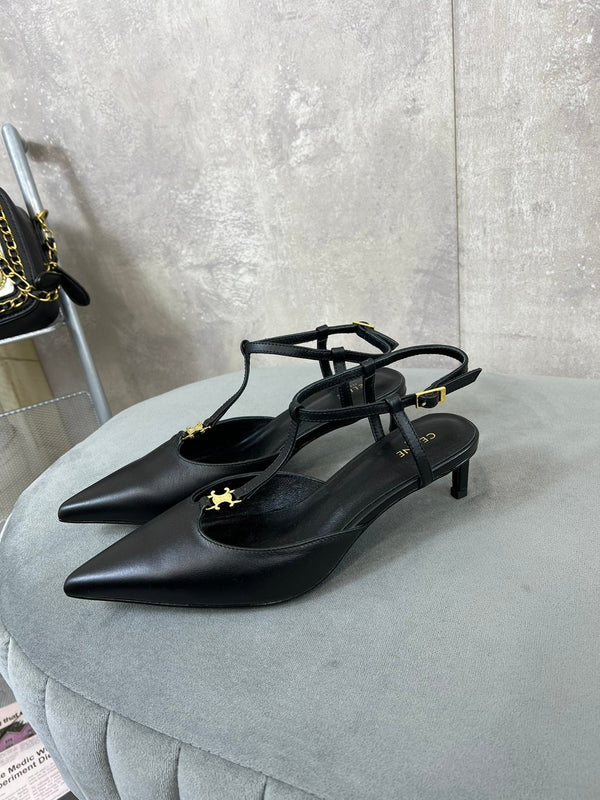 cl kitten t-bar 45 black calfskin