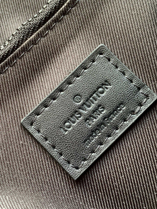 LV S Lock Sling Bag 21cm Brown Purple Monogram Macassar Canvas