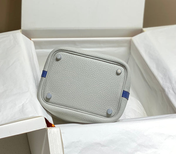 picotin lock 18 white blue togo shw