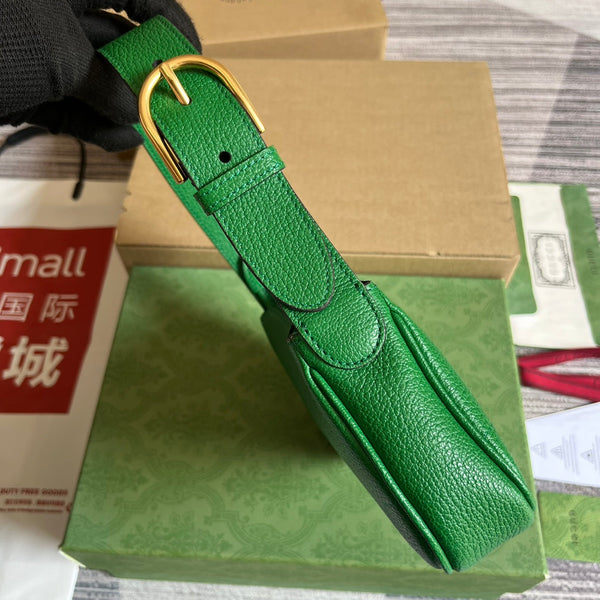 BORSA A TRACOLLA APHRODITE MINI 21 IN PELLE DI VITELLO VERDE SMERALDO