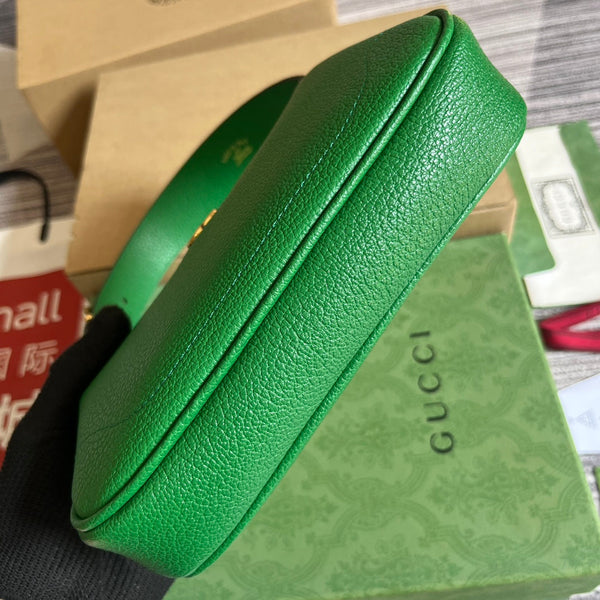 BORSA A TRACOLLA APHRODITE MINI 21 IN PELLE DI VITELLO VERDE SMERALDO