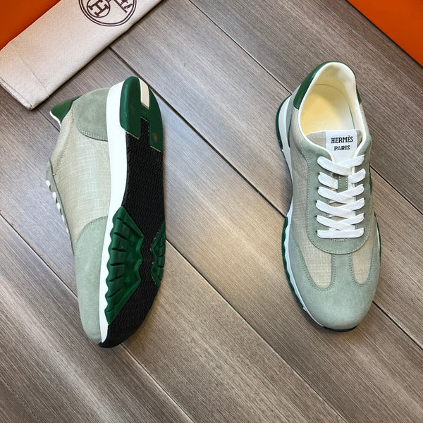 HM TRAIL SNEAKER STONE AND LIGHT GRAY CANVAS