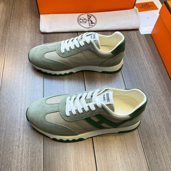 HM TRAIL SNEAKER STONE AND LIGHT GRAY CANVAS