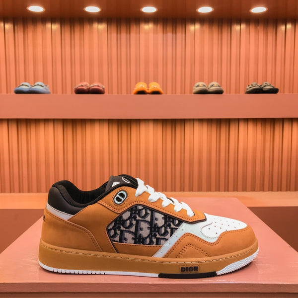 CD B27 LOW-TOP SNEAKER YAM-WHITE CALFSKIN