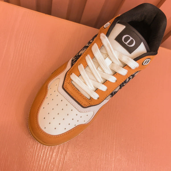 CD B27 LOW-TOP SNEAKER YAM-WHITE CALFSKIN