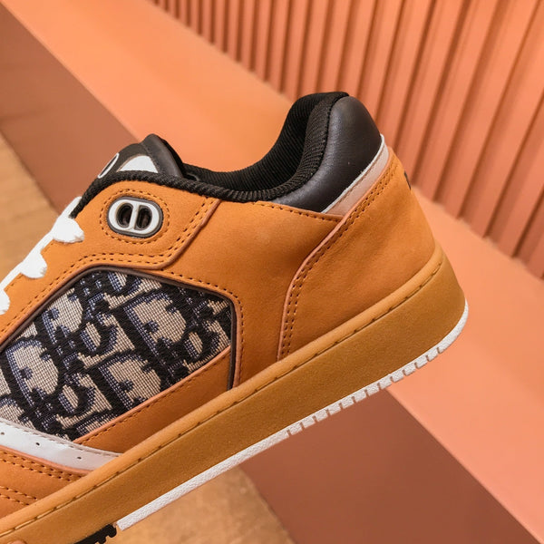 CD B27 LOW-TOP SNEAKER YAM-WHITE CALFSKIN