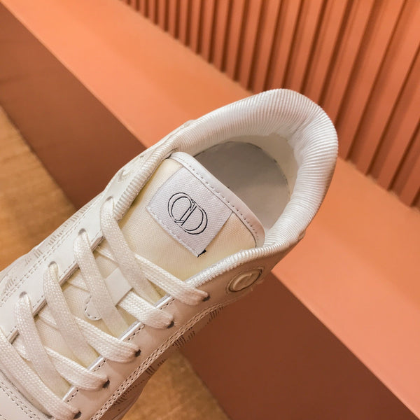 CD B27 LOW-TOP SNEAKER WHITE MESH CALFSKIN