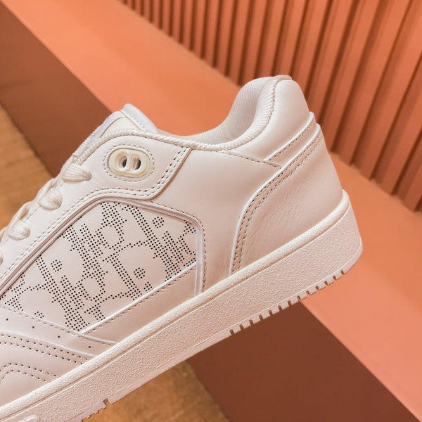 CD B27 LOW-TOP SNEAKER WHITE MESH CALFSKIN
