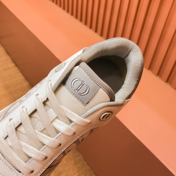 CD B27 LOW-TOP SNEAKER WHITE-CLOUD MESH CALFSKIN