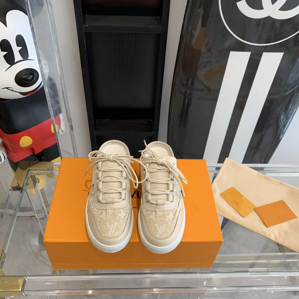 LOUS OPEN BACK SNEAKER BEIGE