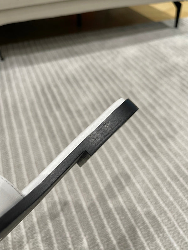 GABRIEL SANDAL WHITE CALFSKIN