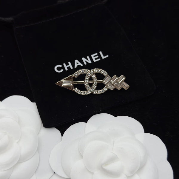 CC Brooch Pink Gold 173332