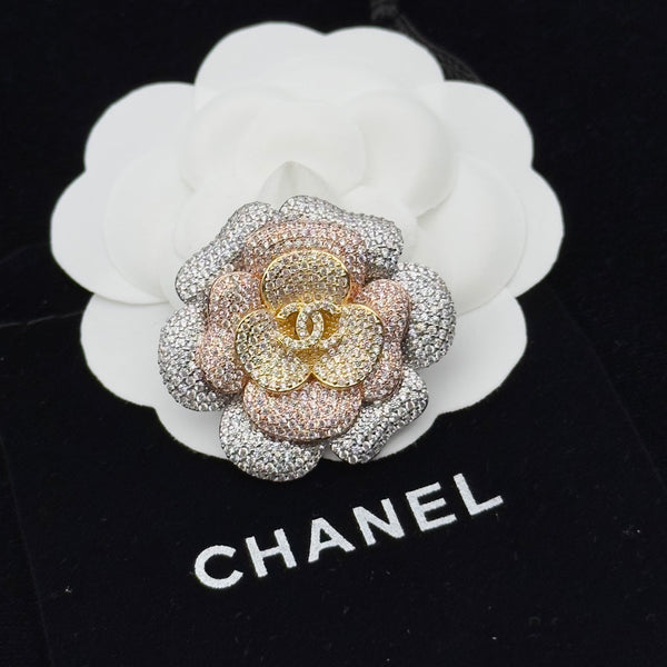 CC Brooch Gold-Silver 173413