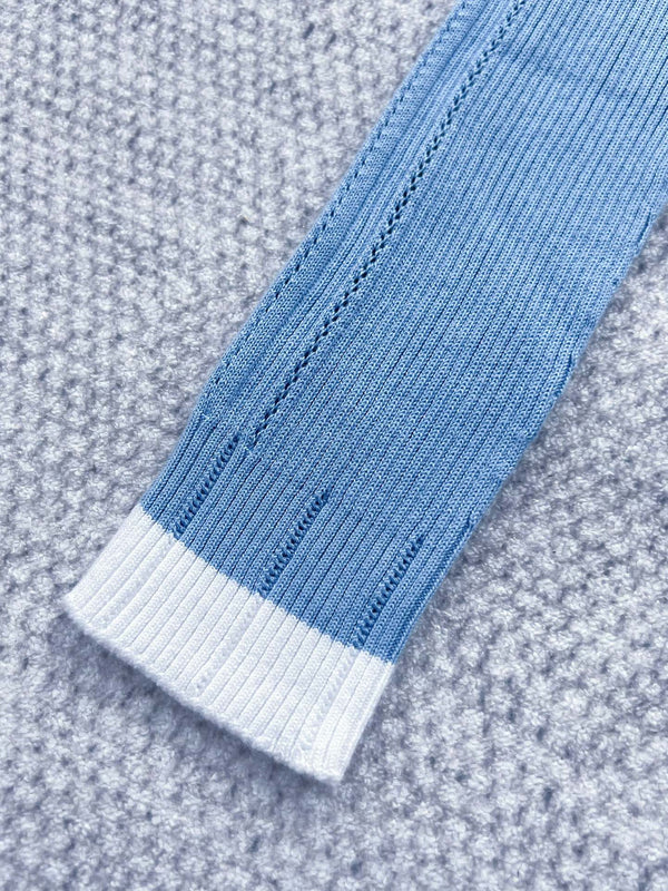 CC Cardigan Blue Cotton