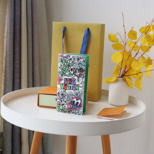 LV Brazza Wallet Monogram Comics Canvas 195895