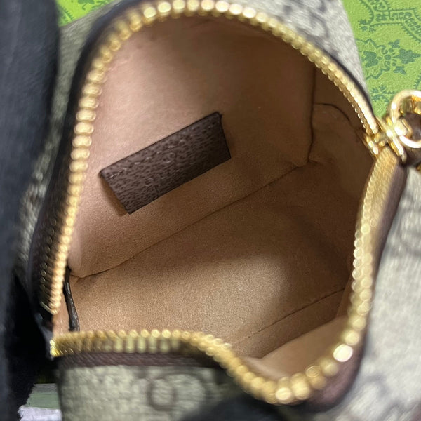 GG SUPERMINI 3 BOX BAG IN BEIGE CANVAS