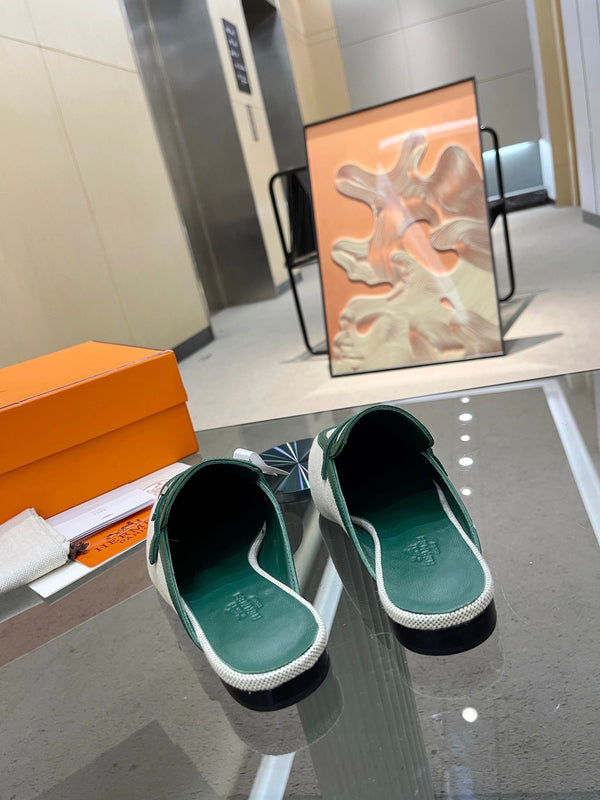 MULE GROUPIE IN PELLE DI AGNELLO ARGENTO MIX OCEANO