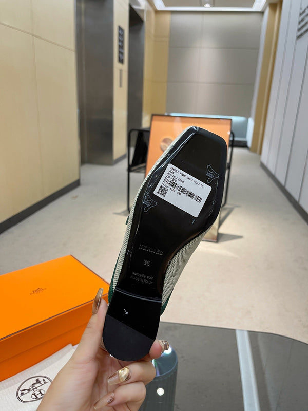 MULE GROUPIE IN PELLE DI AGNELLO ARGENTO MIX OCEANO