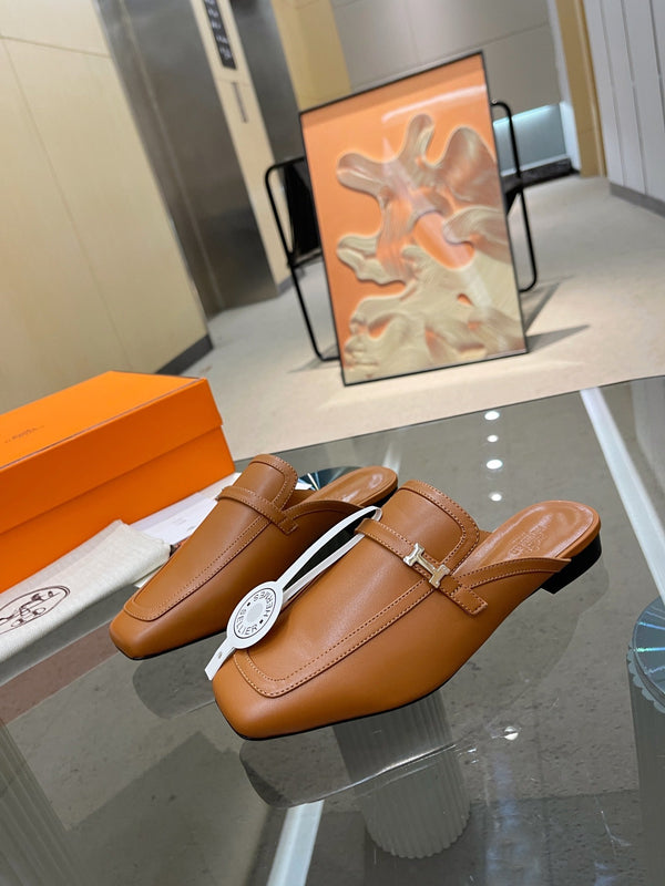 MULE GROUPIE IN PELLE DI AGNELLO FUCILE