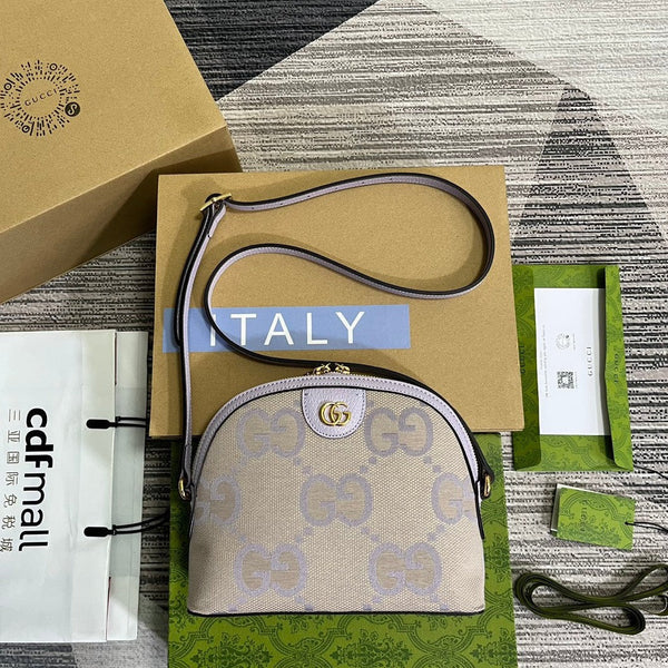 ophidia large 24cm comestic pouch beige purple monogram canvas