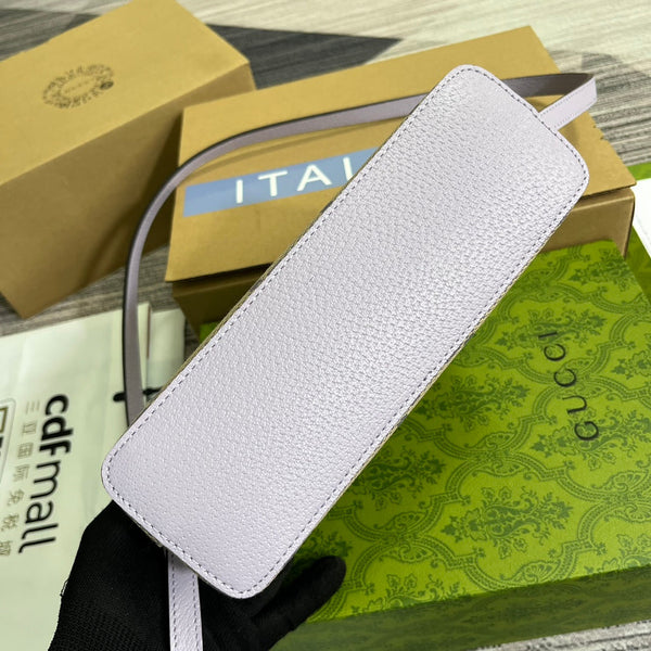 ophidia large 24cm comestic pouch beige purple monogram canvas