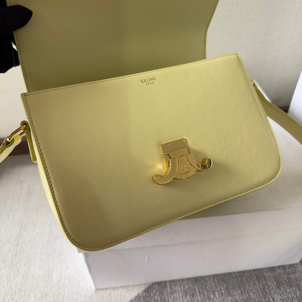 classic triumph 22 lime calfskin hardware dorato