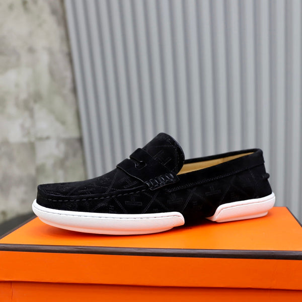 HM GUILLAUME LOAFER BLACK SUEDE