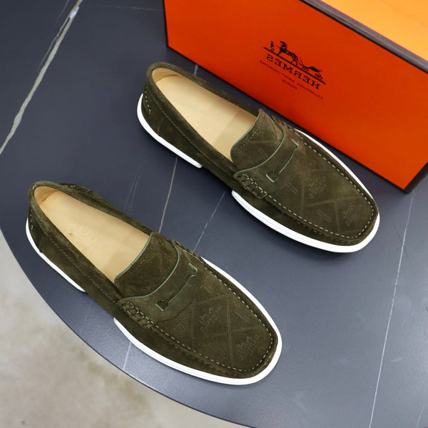 MOCASSINO HM GUILLAUME OLIVE SWEDEN