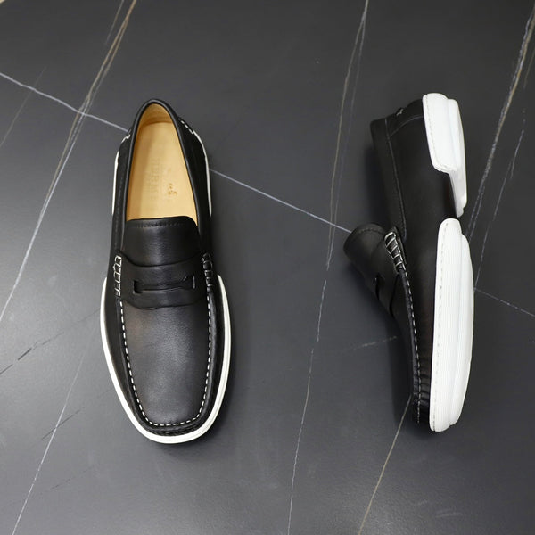 HM GUILLAUME LOAFER BLACK CALFSKIN