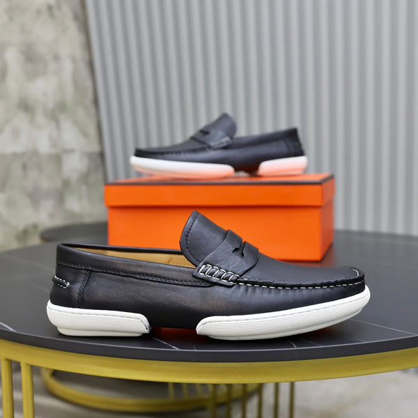 HM GUILLAUME LOAFER BLACK CALFSKIN