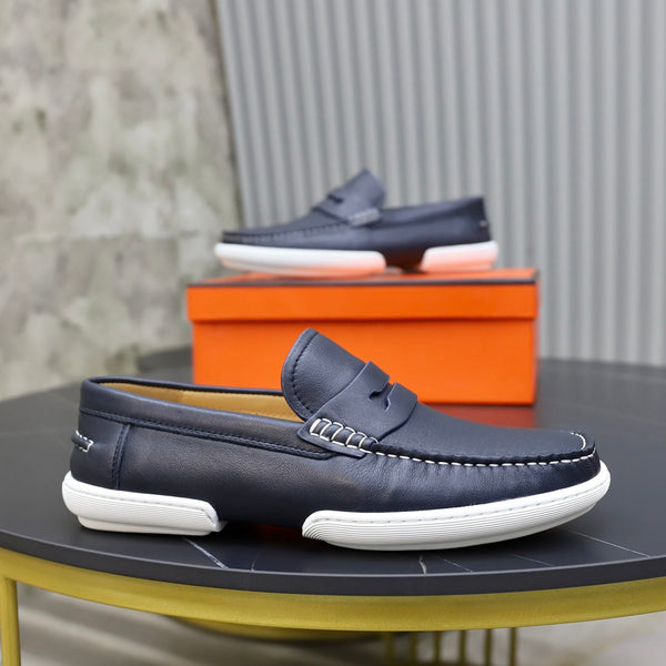 HM GUILLAUME LOAFER NAVY CALFSKIN
