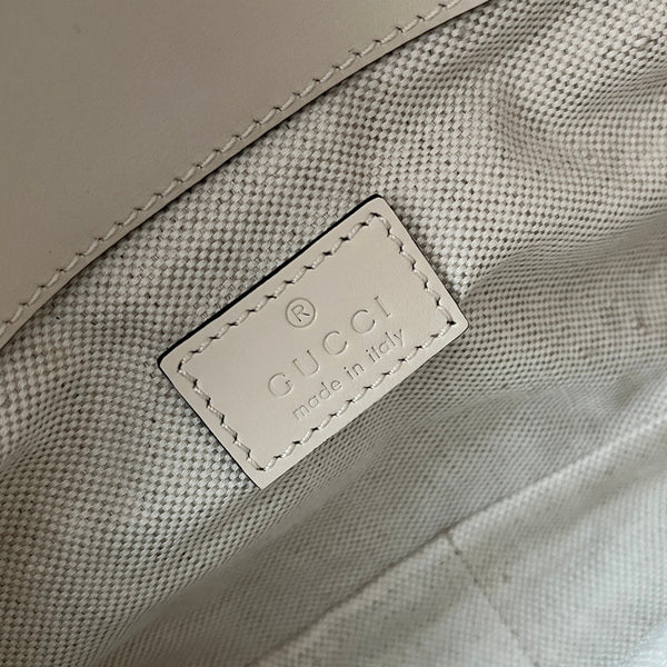 gg marmont 26cm all white calfskin