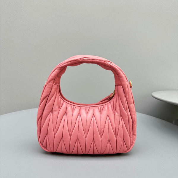 MINI HOBO 20 BAG IN HOT PINK LAMBSKIN
