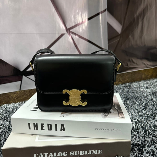 TRIPHOME TEEN 18 PELLE DI VACCHETTA NERA