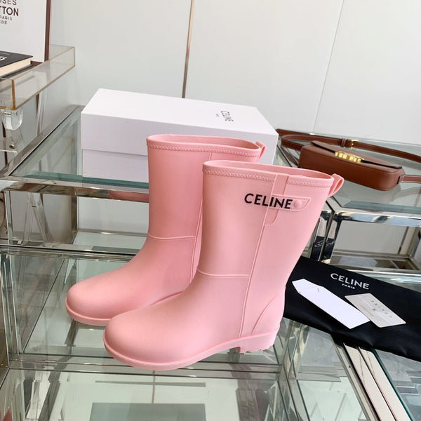 CC Rainboots Pink Rubber 204052