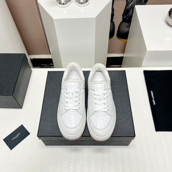 SNEAKERS SL/61 IN VITELLO BIANCO