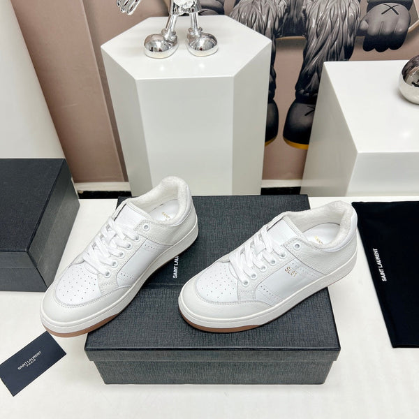 SNEAKERS SL/61 IN VITELLO BIANCO