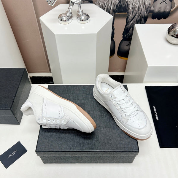 SNEAKERS SL/61 IN VITELLO BIANCO