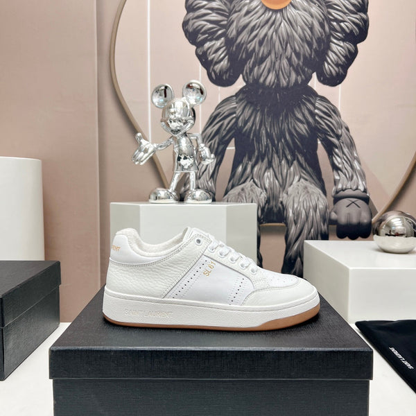 SNEAKERS SL/61 IN VITELLO BIANCO