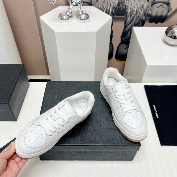 SNEAKERS SL/61 IN VITELLO BIANCO