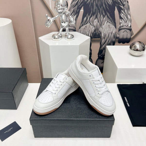 SNEAKERS SL/61 IN VITELLO BIANCO