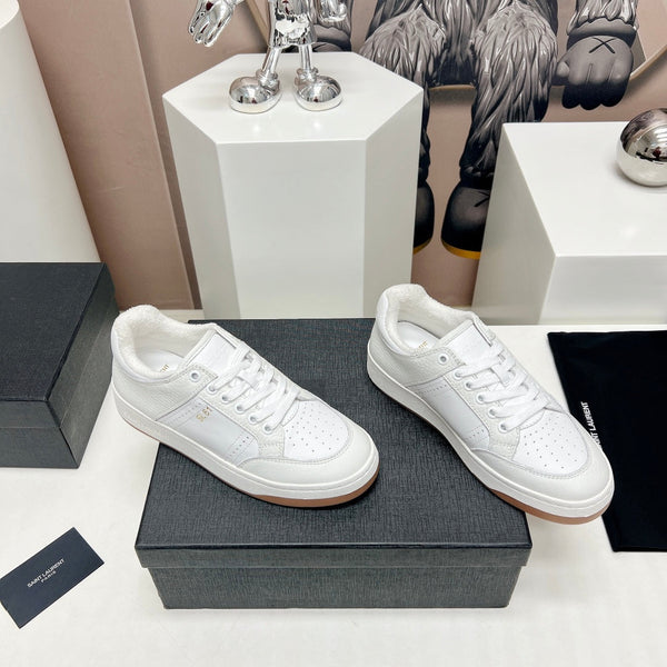 SNEAKERS SL/61 IN VITELLO BIANCO
