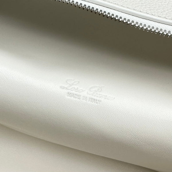 Extra Pocket L27 Borsa in pelle di mucca bianca