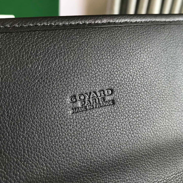 ZAINO SAINT LÉGER 35 IN TELA GOYARDINE E PELLE DI VITELLO COLOR MARRONE MIX NERO CON PATCH CARTONI ANIMATI