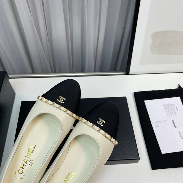 espadrilles white black tweed black lambskin