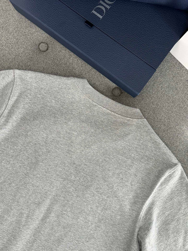 CD Loose T-shirt Gray Cotton