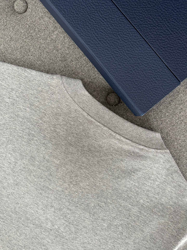 CD Loose T-shirt Gray Cotton