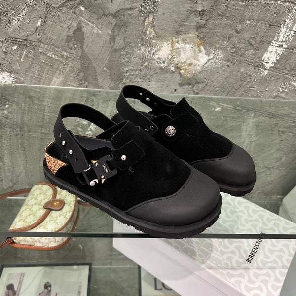 CD x Birkenstock Tokio Mule Black Suede