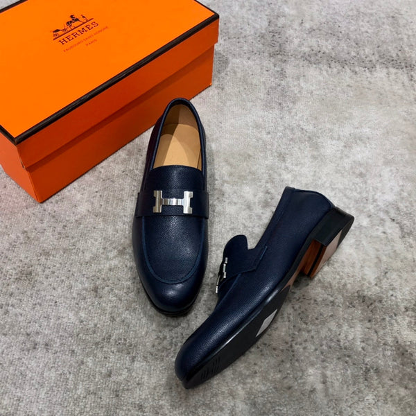 HM PARIS LOAFER NAVY CALFSKIN